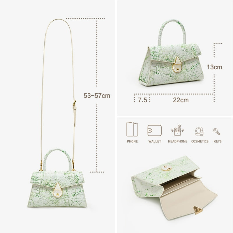 BAFELLI Bag - New Women Handbag Luxury Designer Brand Fashion Handheld Purse Original Style Leather Evening Shoulder Bags
