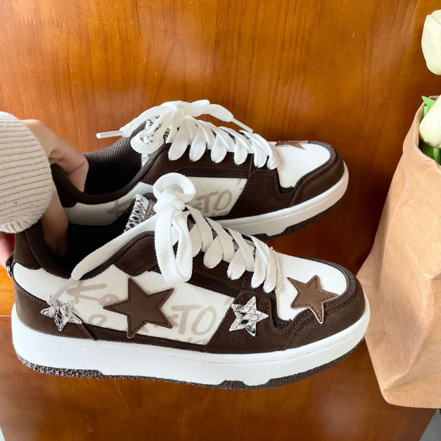 Retro Pentagram - New ins port style trend sneakers lovers versatile casual board shoes