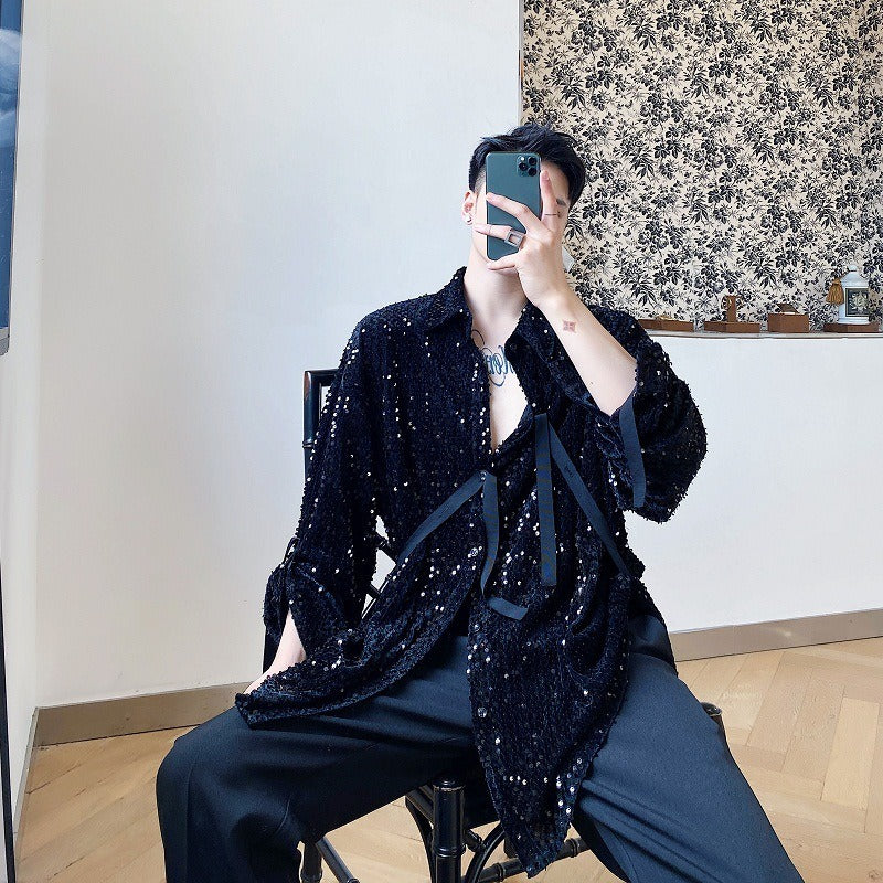 Velvet Niche: Valentine's Day Edition - Velvet sequins, personalized shirt