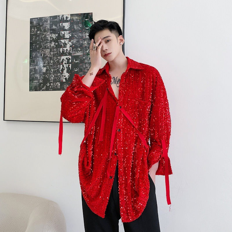 Velvet Niche: Valentine's Day Edition - Velvet sequins, personalized shirt