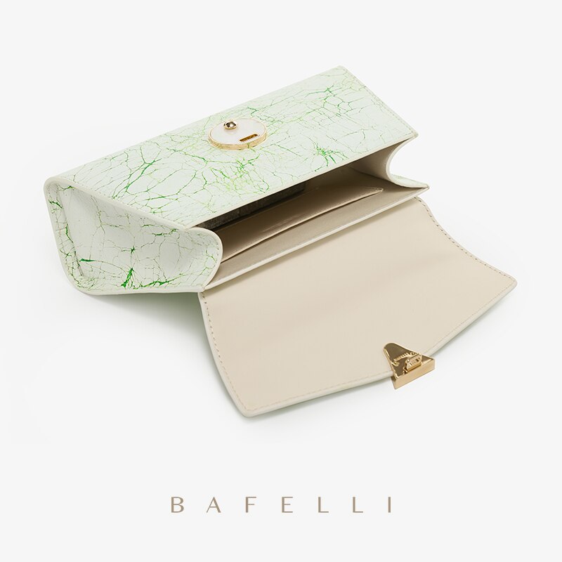BAFELLI Bag - New Women Handbag Luxury Designer Brand Fashion Handheld Purse Original Style Leather Evening Shoulder Bags