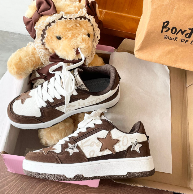 Retro Pentagram - New ins port style trend sneakers lovers versatile casual board shoes