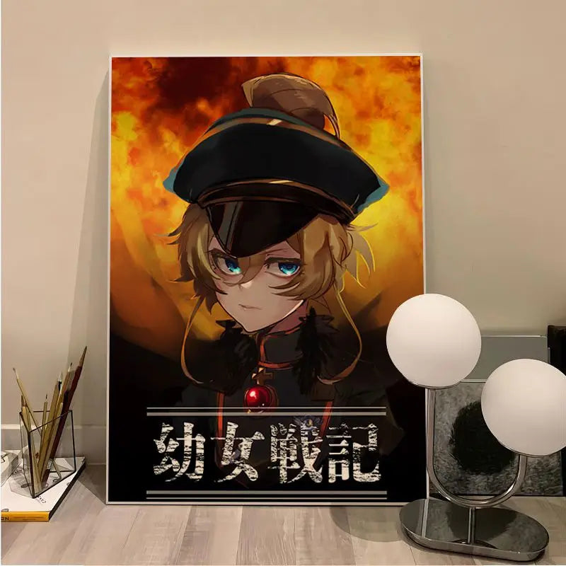 Tanya The Evil Tanya Degurechaff Anime Classic Movie Posters Kraft