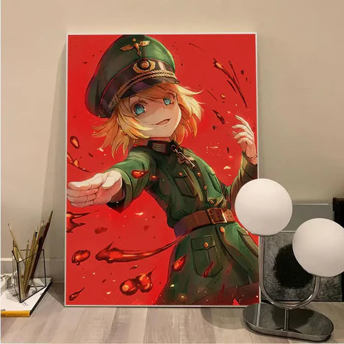 Tanya The Evil Tanya Degurechaff Anime Classic Movie Posters Kraft