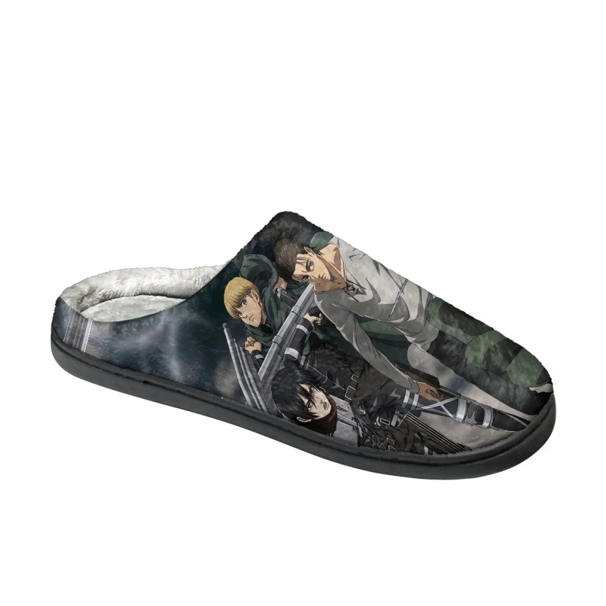 Attack on Titan Pattern Woman Men Autumn Winter Cotton Slipper