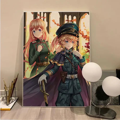 Tanya The Evil Tanya Degurechaff Anime Classic Movie Posters Kraft