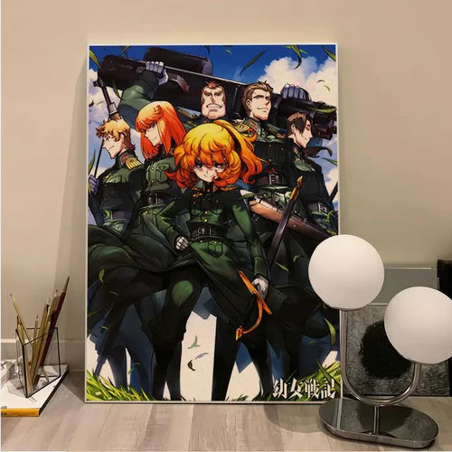 Tanya The Evil Tanya Degurechaff Anime Classic Movie Posters Kraft