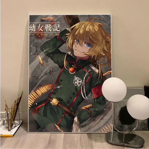 Tanya The Evil Tanya Degurechaff Anime Classic Movie Posters Kraft