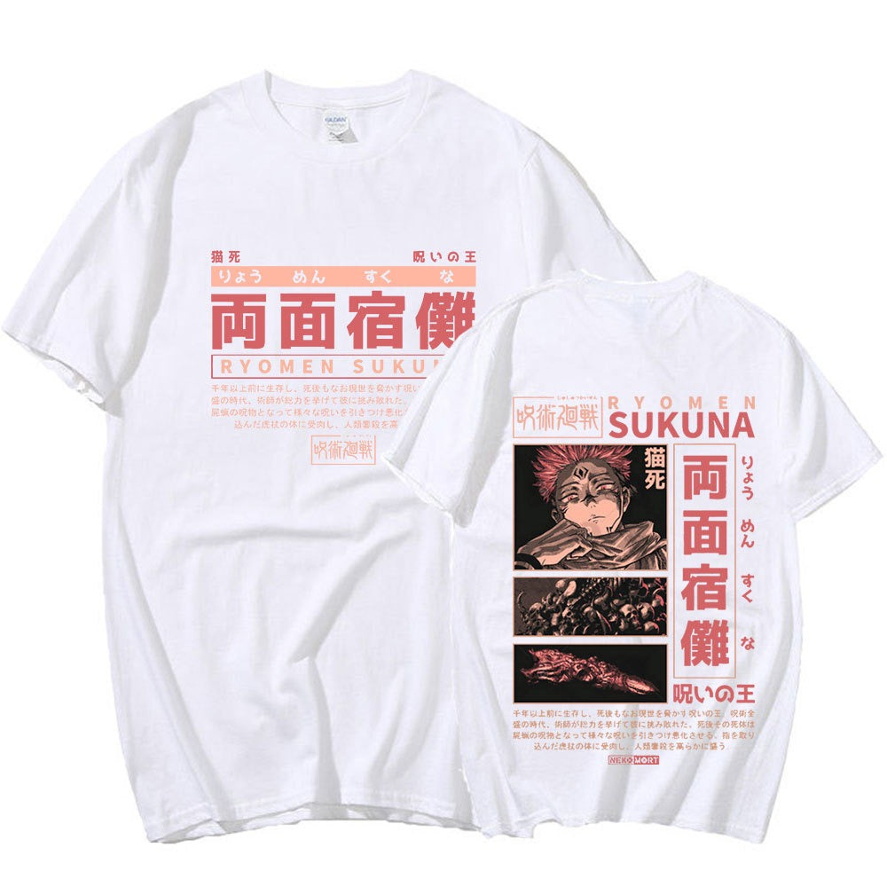 Japanese Anime Jujutsu Kaisen T-shirt Manga Ryomen Sukuna Sh