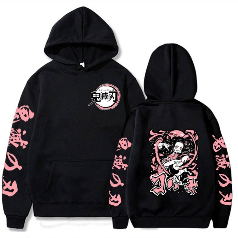 Hoodie, Japanese Anime Ghost Slayer Blade, Ni Douzi's New Student Creative hoodie