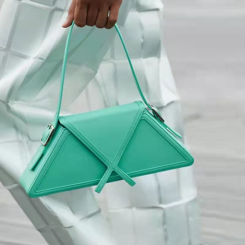 Paradis Pyramid - New fashionable minimalist bag with niche design, women's trendy single shoulder handbag, underarm bag