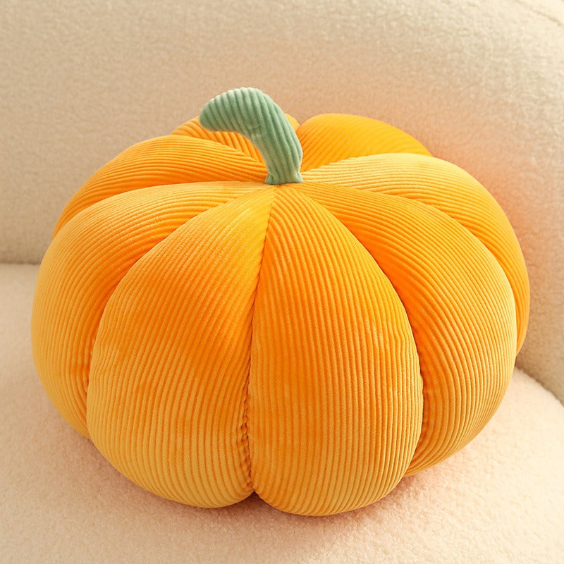 Cute Pumpkin Throw Pillow, Minimal Ins Style Sofa Cushion Living Room Bedhead Cushion  Office Plush Cushion