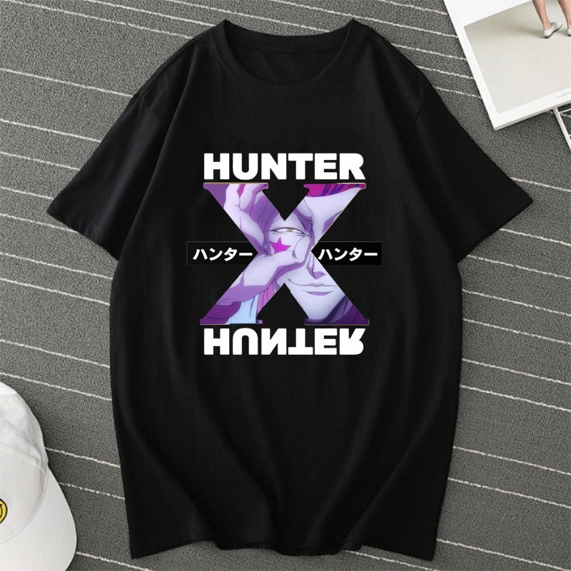 Anime T-shirt, men's and women's printed pattern, women's T-shirt, short sleeved top