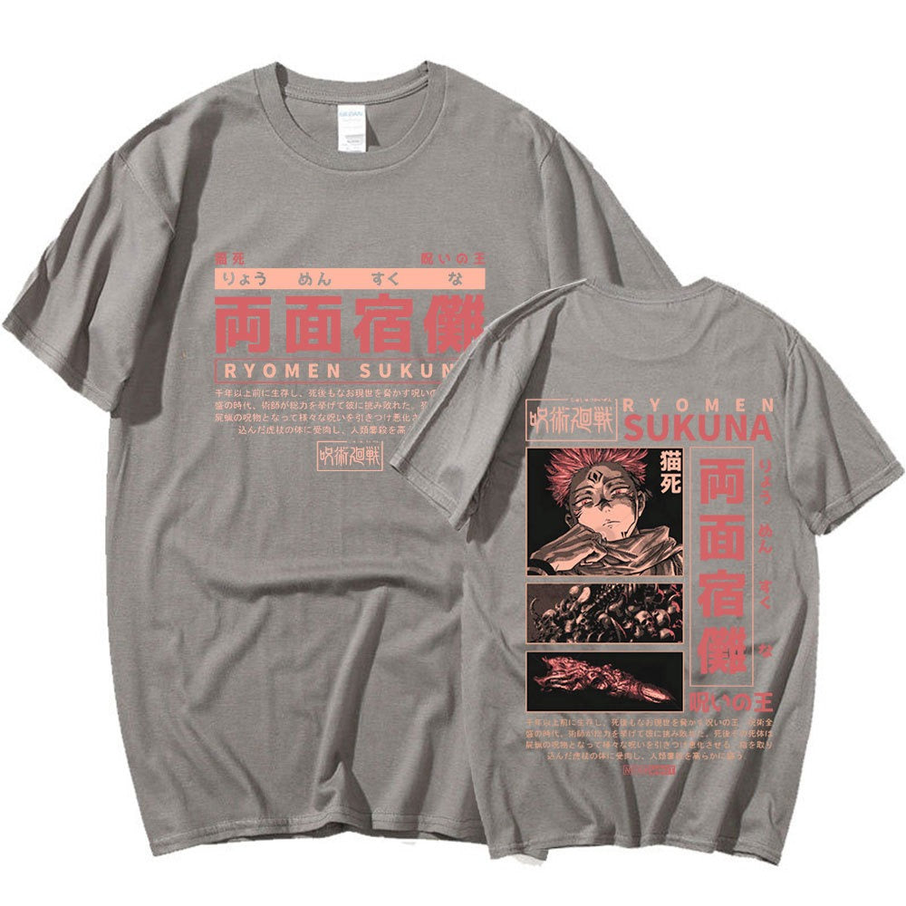 Japanese Anime Jujutsu Kaisen T-shirt Manga Ryomen Sukuna Sh