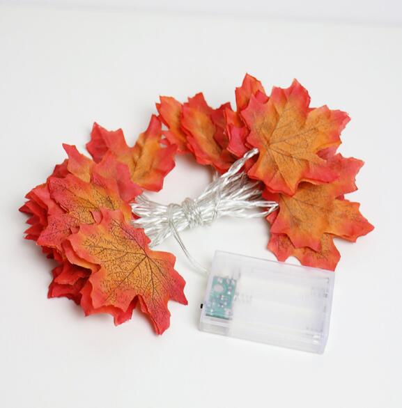 3 M Maple Pumpkin Light String Halloween Decoration Maple Leaf Pumpkin Ornament Halloween Lights Home Garden Decor