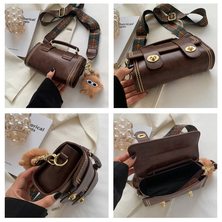 GREMLIN’s Cousin Bag - New Niche Design Light Luxury Small Bag Fashionable Versatile Soft Leather One Shoulder Women's Bag