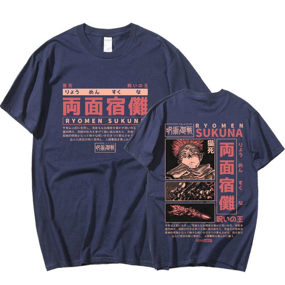 Japanese Anime Jujutsu Kaisen T-shirt Manga Ryomen Sukuna Sh