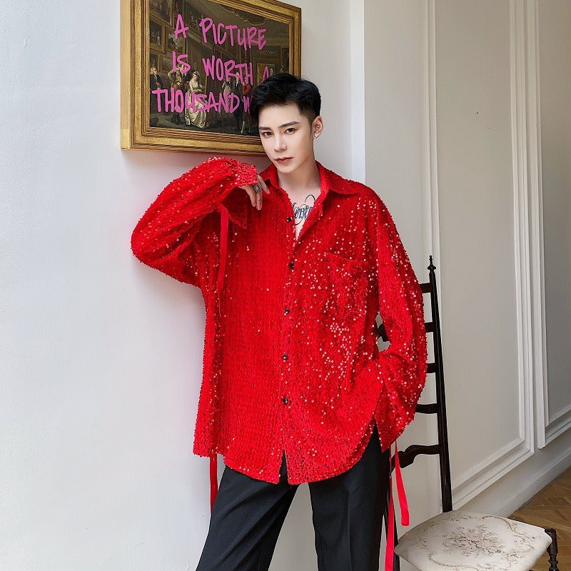 Velvet Niche: Valentine's Day Edition - Velvet sequins, personalized shirt