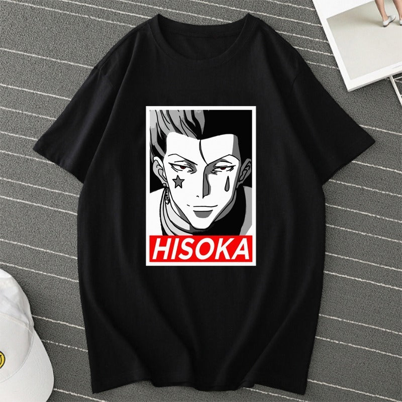 Anime T-shirt, men's and women's printed pattern, women's T-shirt, short sleeved top