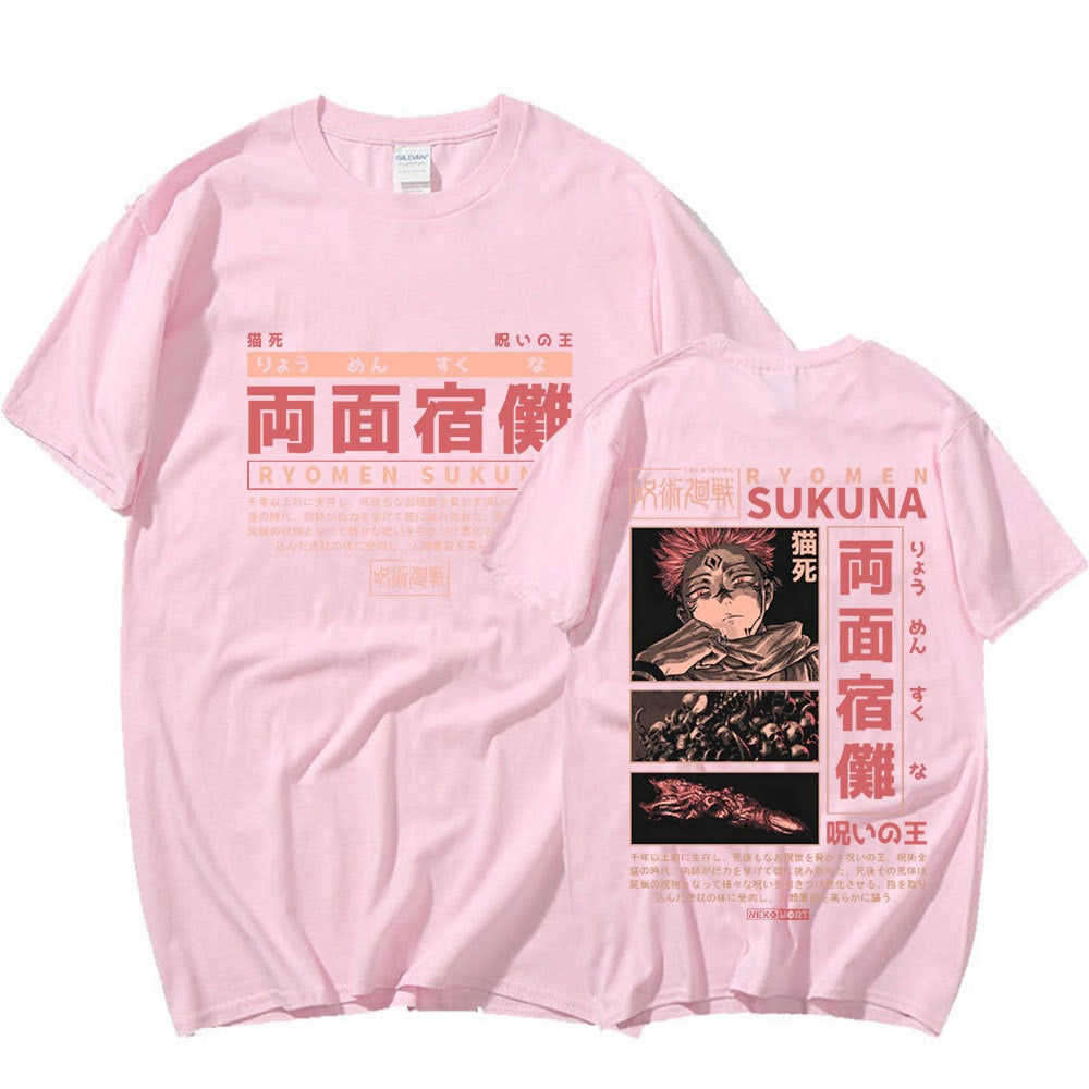 Japanese Anime Jujutsu Kaisen T-shirt Manga Ryomen Sukuna Sh