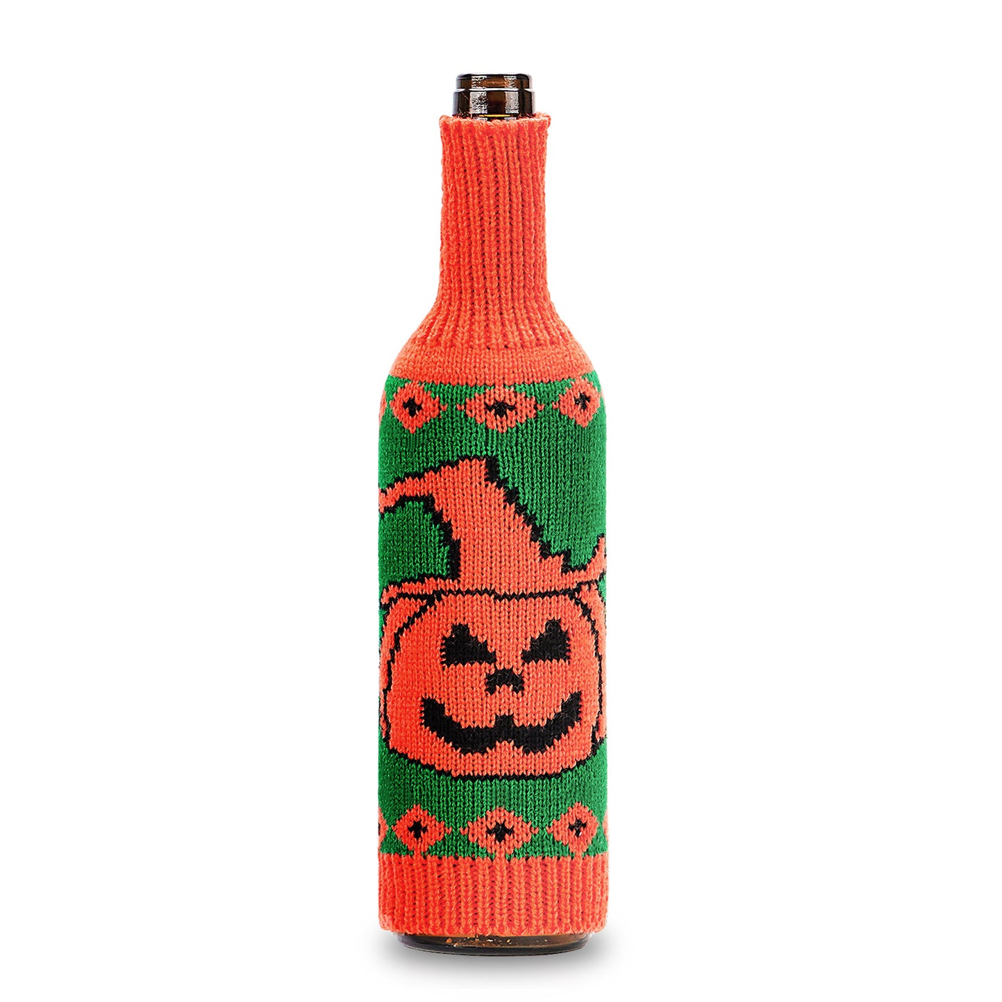 Halloween Wine Bottle Cover Skull Pumpkin Knitted Champagne Wine Bottle Bag Table Atmosphere Decoration Supplies