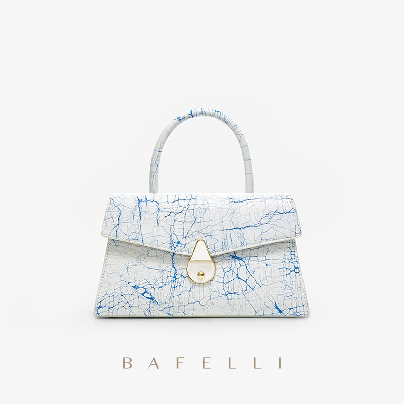 BAFELLI Bag - New Women Handbag Luxury Designer Brand Fashion Handheld Purse Original Style Leather Evening Shoulder Bags