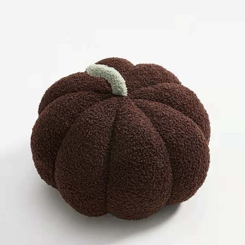 Cute Pumpkin Throw Pillow, Minimal Ins Style Sofa Cushion Living Room Bedhead Cushion  Office Plush Cushion