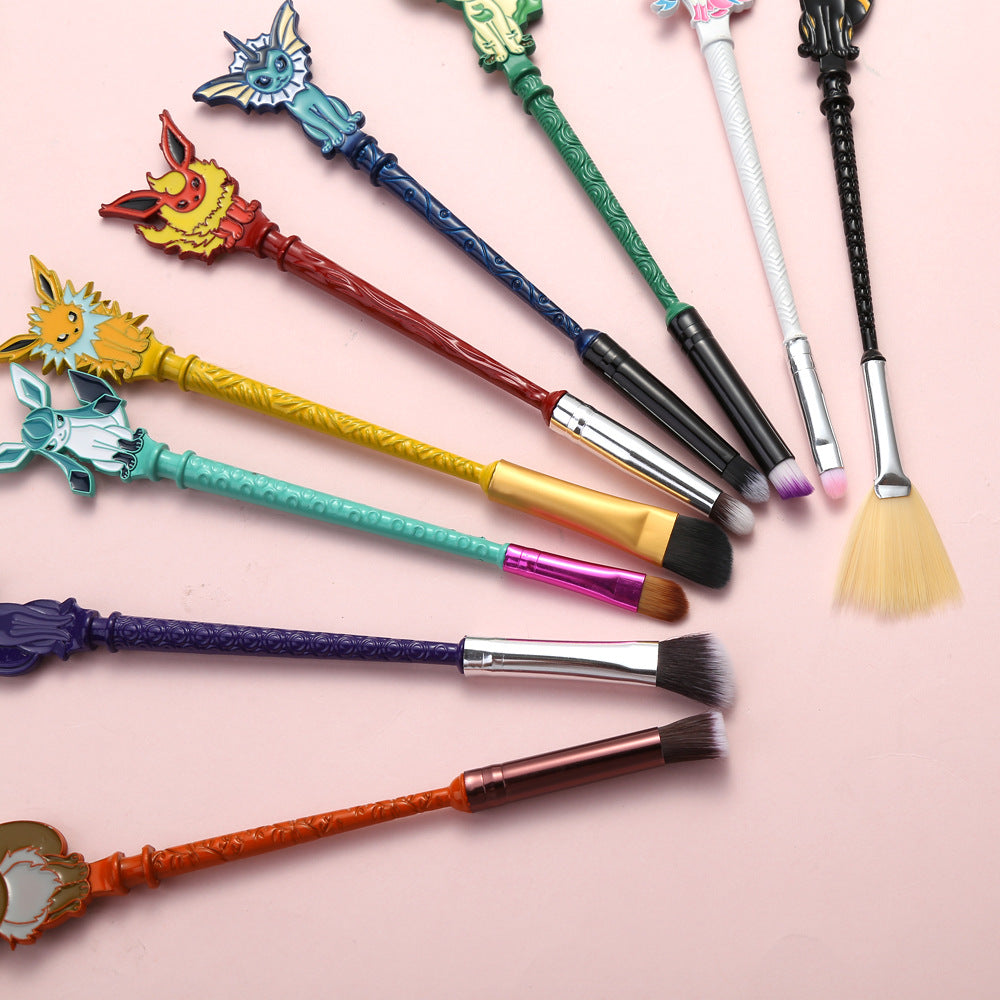 Pikachu Makeup Brush Pokemon Anime Pikachu Peripheral Powder Eyeshadow Brush Makeup