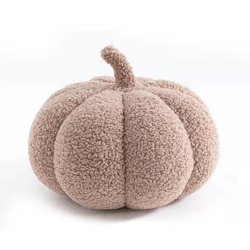 Cute Pumpkin Throw Pillow, Minimal Ins Style Sofa Cushion Living Room Bedhead Cushion  Office Plush Cushion