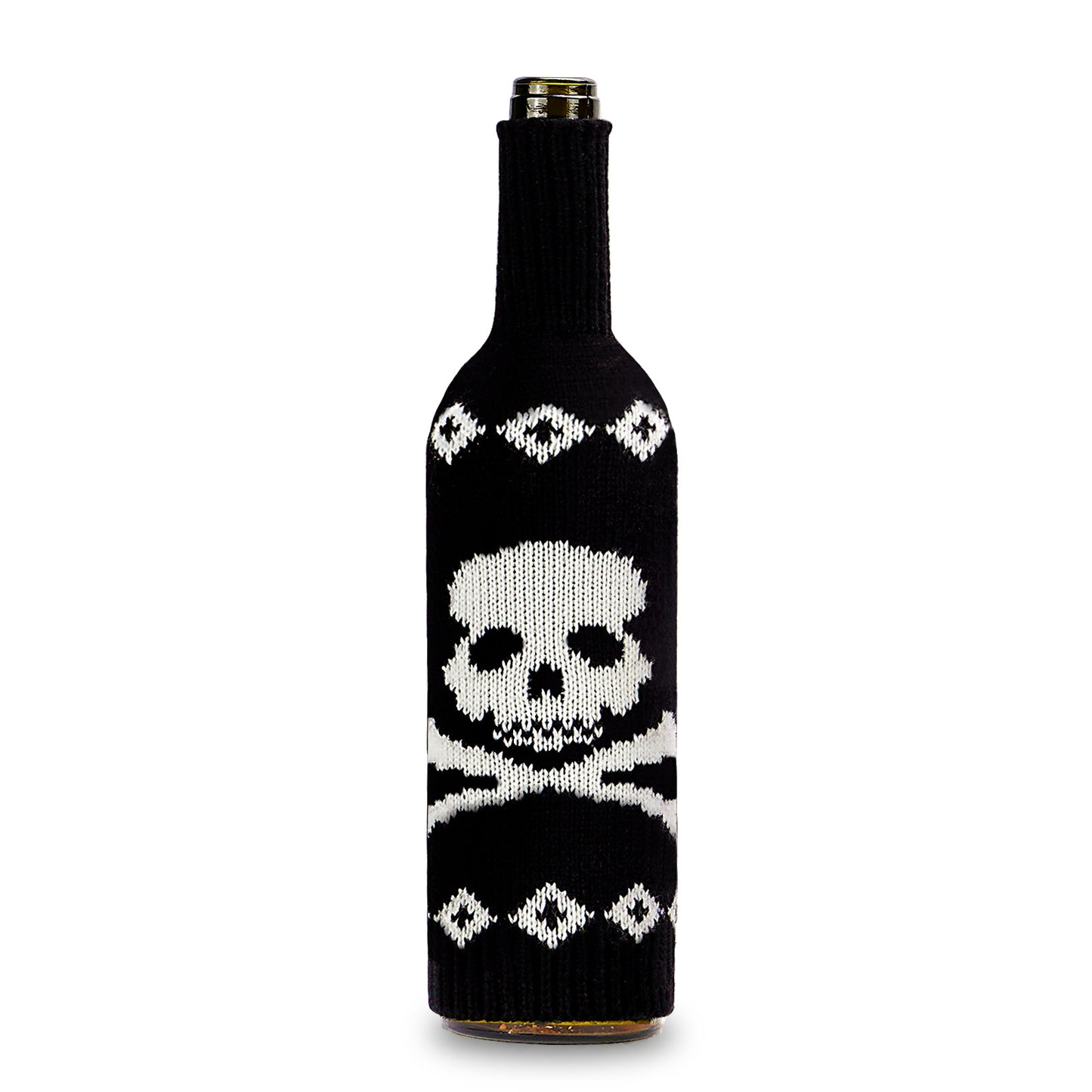 Halloween Wine Bottle Cover Skull Pumpkin Knitted Champagne Wine Bottle Bag Table Atmosphere Decoration Supplies