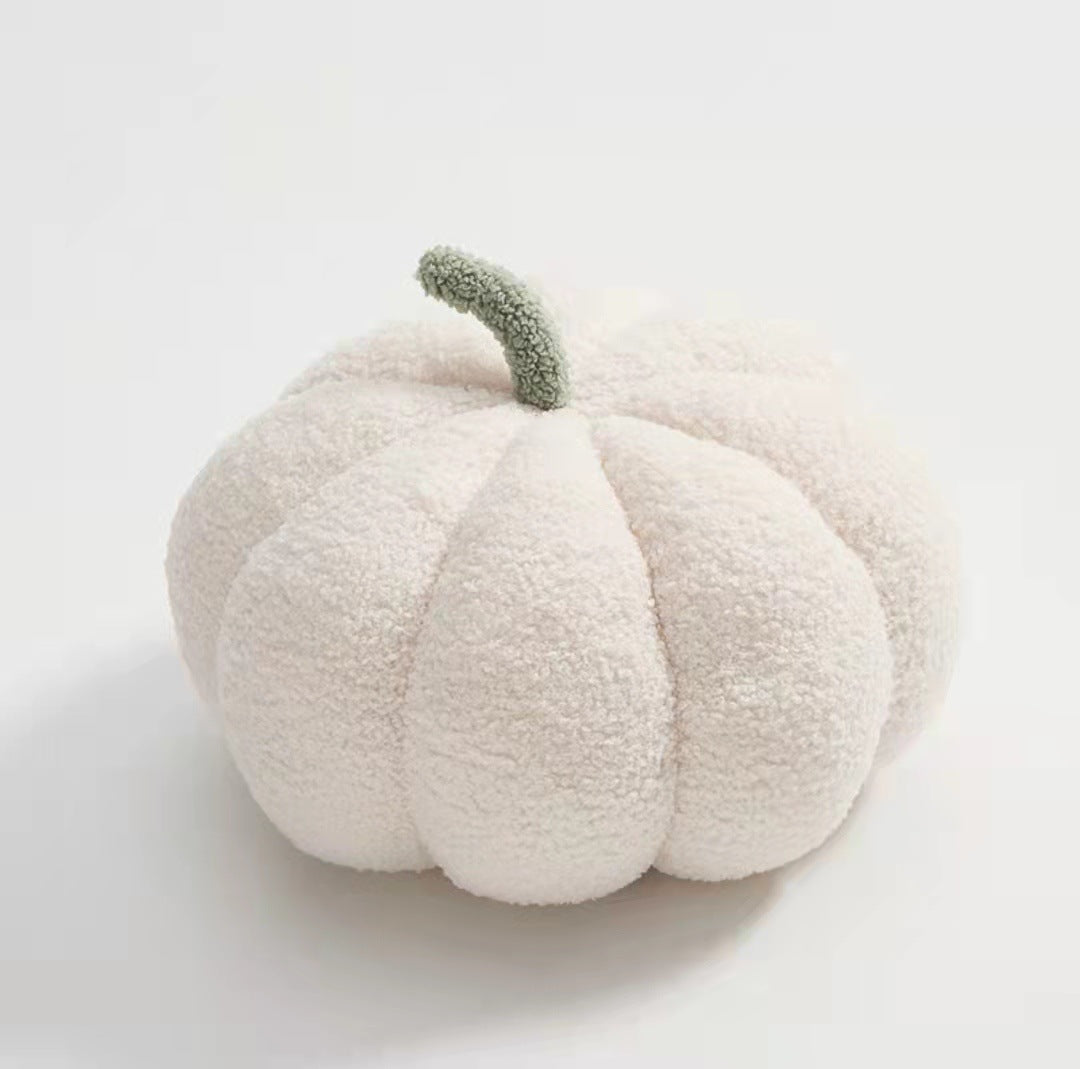 Creative New Color Pumpkin Pillow Plush Pumpkin Waist Pillow Round Sofa Pillow Homestay Decoration