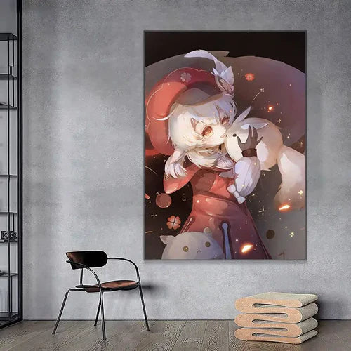 Genshin Impact Klee Classic Anime Poster Decoracion Painting Wall Art