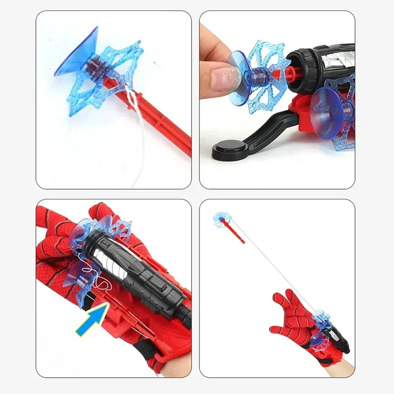 Disney Marvel Super Hero Spiderman Spider Silk Launcher Toy Anime