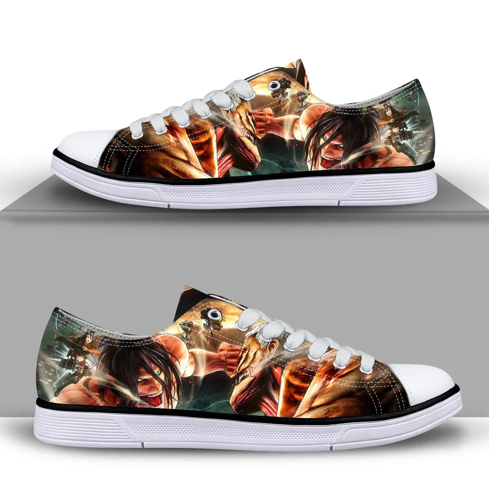 Noisydesigns Shoes Men Sneakers Male Mens Casual Shoes Attack On Titan