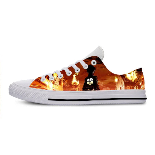 Attack on Titan Hot Fashion Neakers Men Women High Quality Harajuku