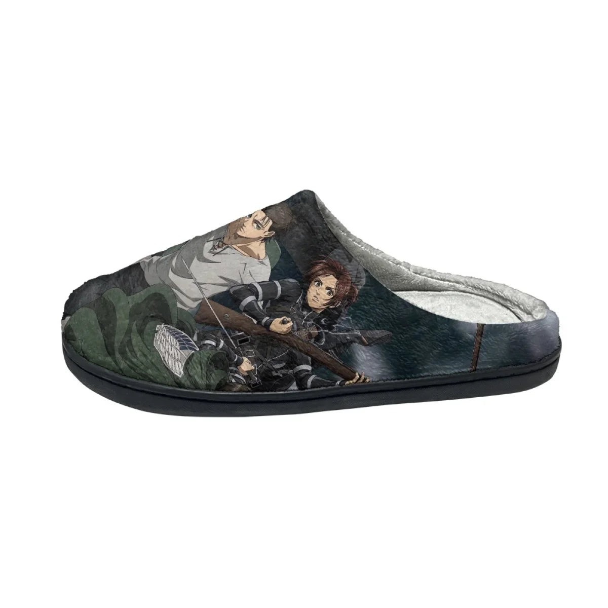 Attack on Titan Pattern Woman Men Autumn Winter Cotton Slipper