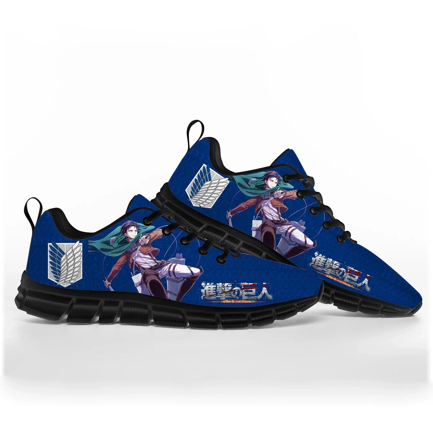 Anime Attack on Titan Levi Ackerman Sports Shoes Mens Womens Teenager