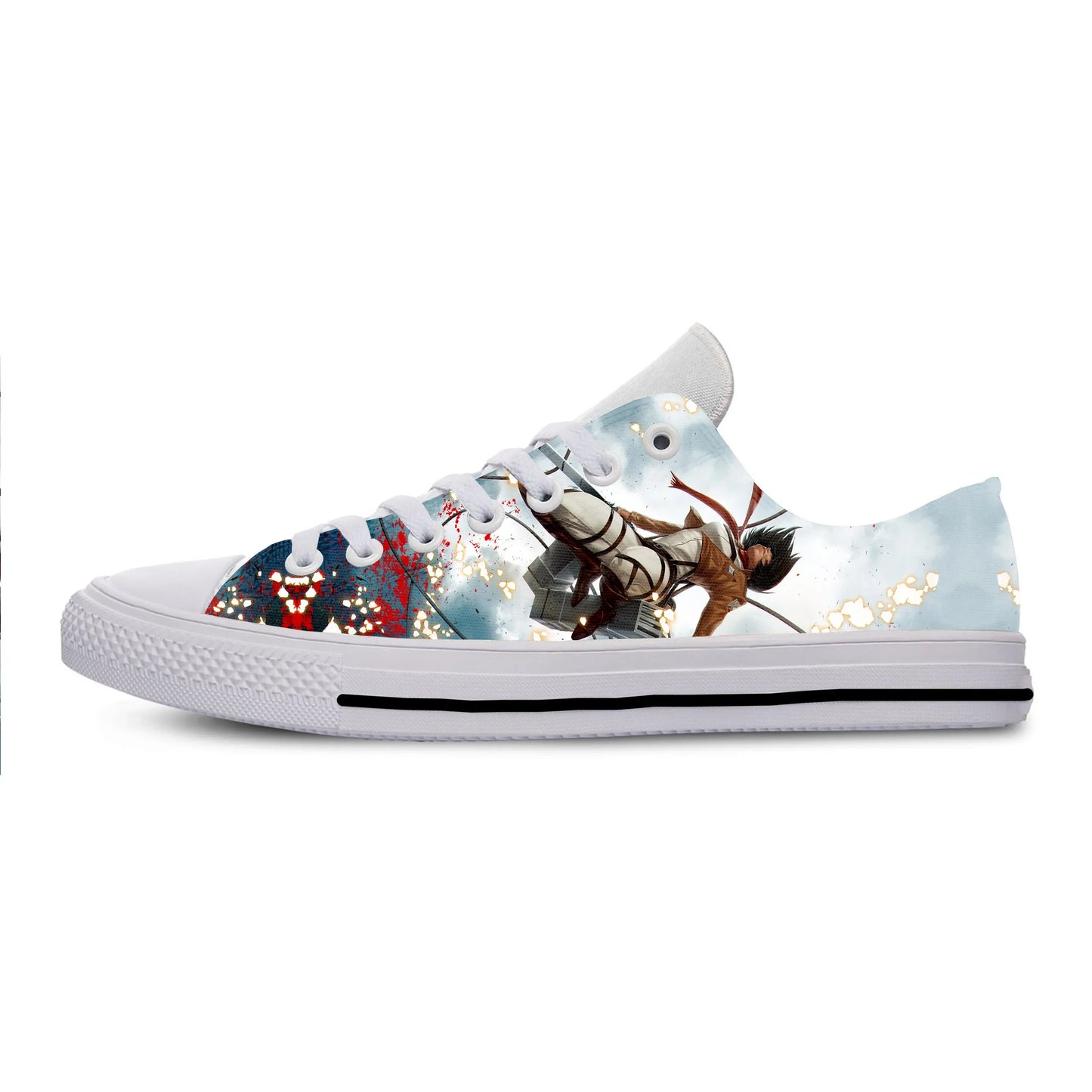 Attack on Titan Hot Fashion Neakers Men Women High Quality Harajuku